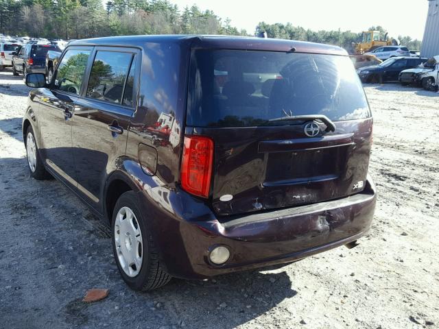 JTLKE50E091063632 - 2009 TOYOTA SCION XB 勃艮第红 照片 3