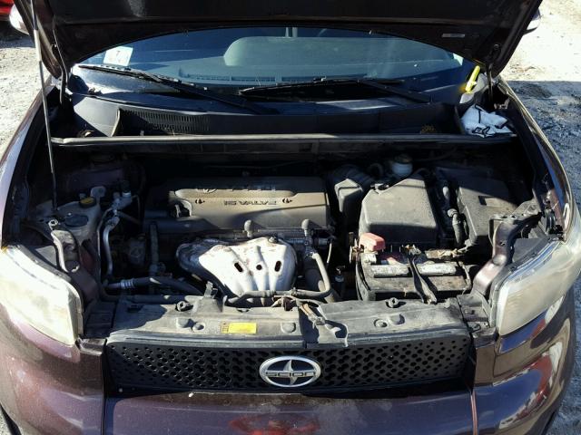 JTLKE50E091063632 - 2009 TOYOTA SCION XB 勃艮第红 照片 7