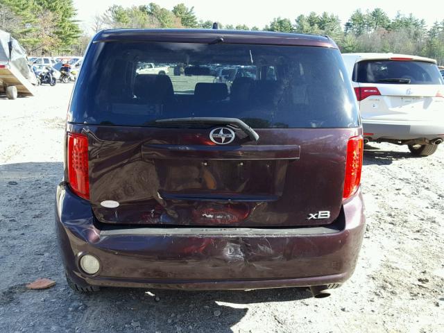JTLKE50E091063632 - 2009 TOYOTA SCION XB 勃艮第红 照片 9