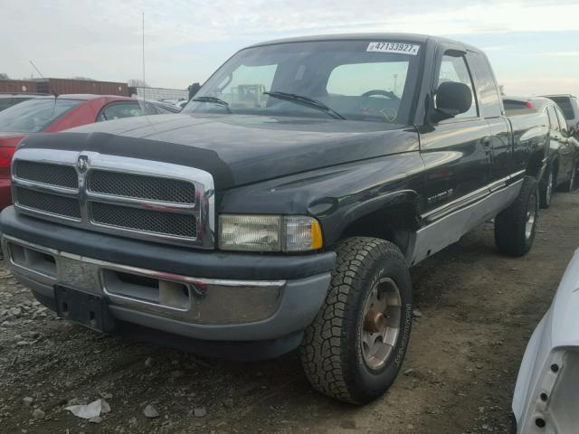 1B7HF13ZX1J590849 - 2001 DODGE RAM 1500 BLACK photo 2