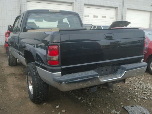 1B7HF13ZX1J590849 - 2001 DODGE RAM 1500 BLACK photo 3