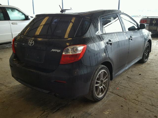 2T1KU40E39C058560 - 2009 TOYOTA COROLLA MA BLACK photo 4