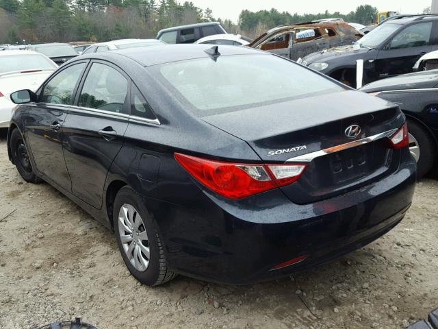 5NPEB4AC6CH309933 - 2012 HYUNDAI SONATA GLS BLUE photo 3