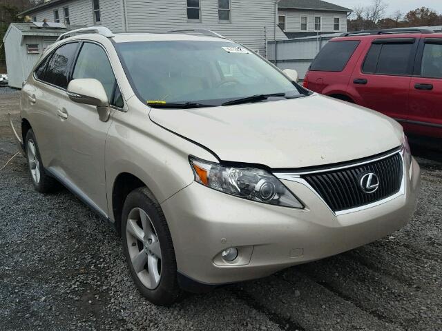 2T2BK1BA9BC108555 - 2011 LEXUS RX 350 GOLD photo 1