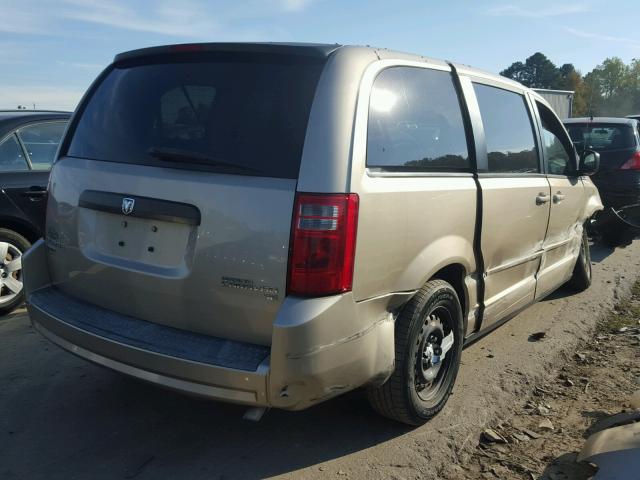 2D8HN44E89R693857 - 2009 DODGE GRAND CARA TAN photo 4