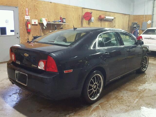 1G1ZF57529F239685 - 2009 CHEVROLET MALIBU HYB 黑色 照片 4