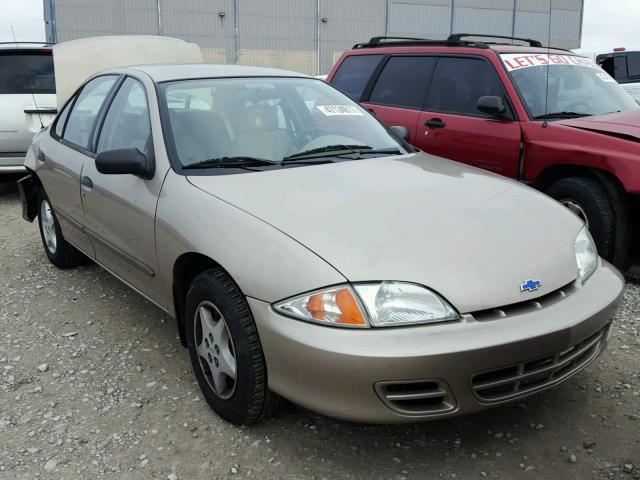 1G1JC524827315186 - 2002 CHEVROLET CAVALIER B BEIGE photo 1