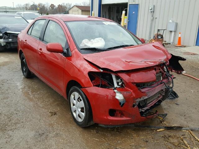 JTDBT923084006977 - 2008 TOYOTA YARIS RED photo 1