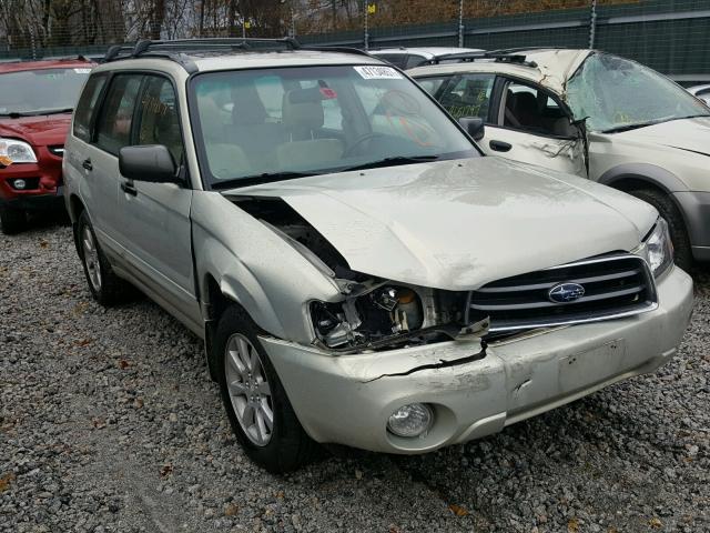 JF1SG65685H743587 - 2005 SUBARU FORESTER 2 CREAM photo 1