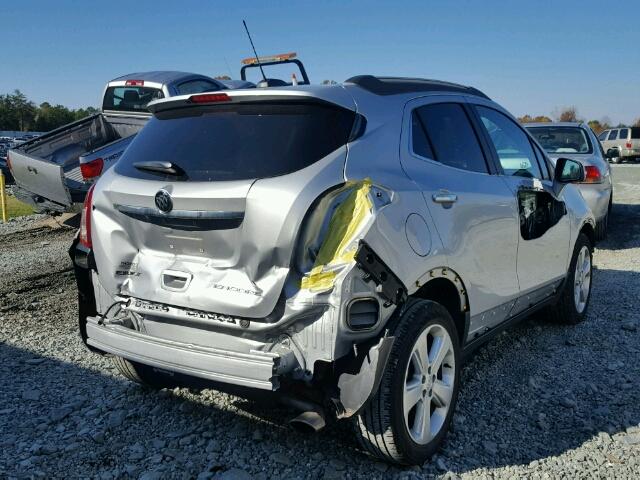 KL4CJBSB0GB641422 - 2016 BUICK ENCORE CON SILVER photo 4