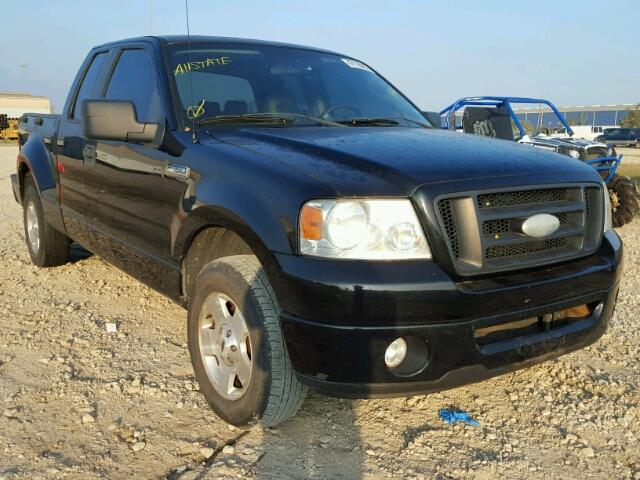 1FTRX02W57KC67265 - 2007 FORD F150 BLACK photo 1