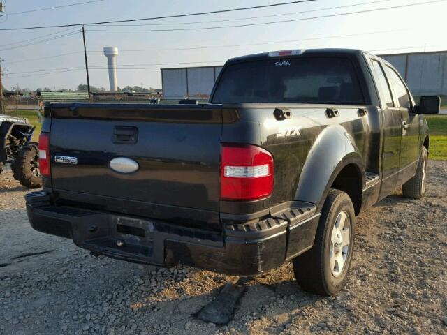 1FTRX02W57KC67265 - 2007 FORD F150 BLACK photo 4