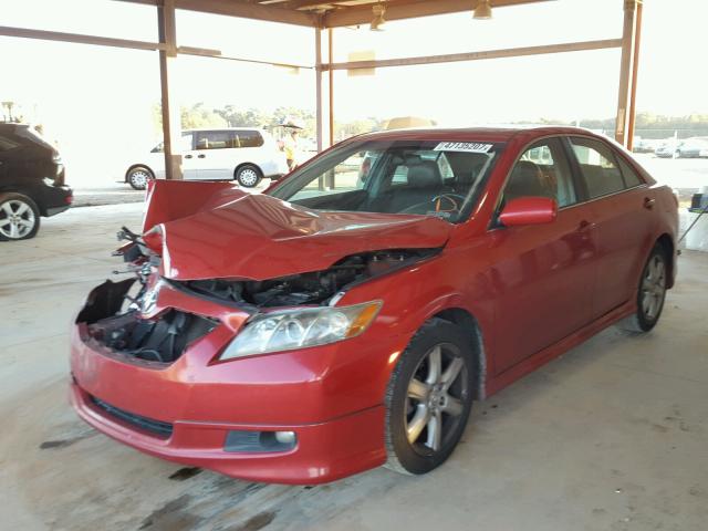 4T1BE46K69U381929 - 2009 TOYOTA CAMRY BASE RED photo 2