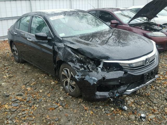 1HGCR2F3XGA100001 - 2016 HONDA ACCORD LX BLACK photo 1