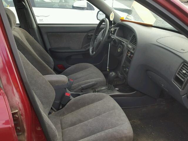 KMHDN45D73U591250 - 2003 HYUNDAI ELANTRA GL RED photo 5