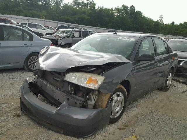 1G1ZS57F77F270562 - 2007 CHEVROLET MALIBU LS ნაცრისფერი ფოტო 2