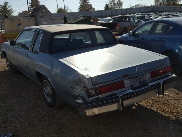 1G4BN37Y3FH827469 - 1985 BUICK LESABRE CU BLUE photo 3