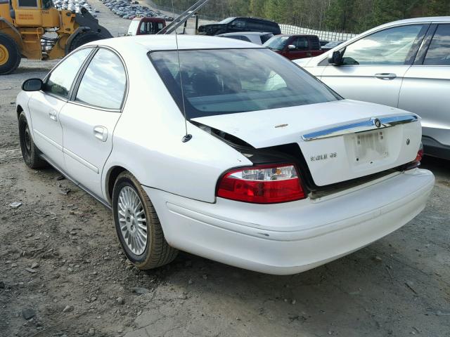 1MEFM50U84G609248 - 2004 MERCURY SABLE GS WHITE photo 3