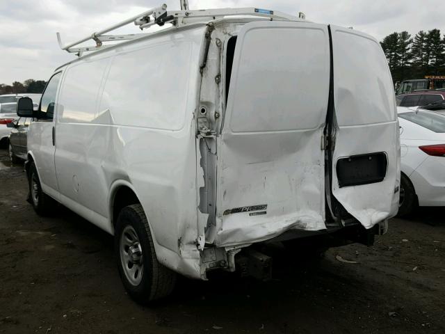 1GCSGAFX8C1192099 - 2012 CHEVROLET EXPRESS G1 WHITE photo 3