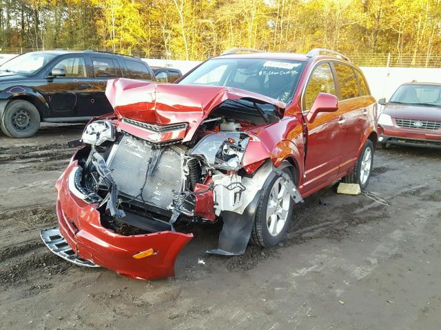 3GNAL4EK5FS526484 - 2015 CHEVROLET CAPTIVA LT RED photo 2