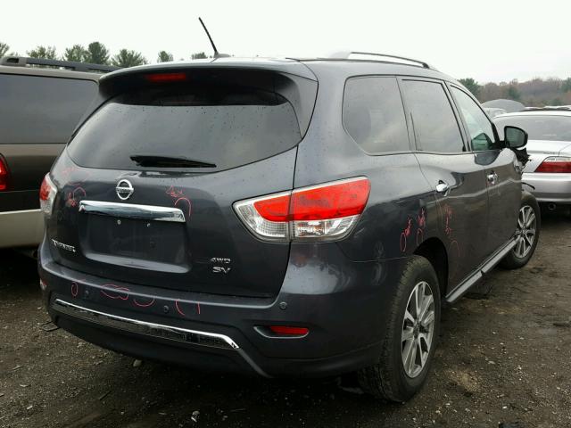 5N1AR2MM8DC644560 - 2013 NISSAN PATHFINDER GRAY photo 4