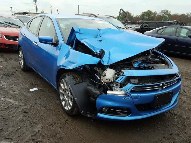 1C3CDFFA4GD818813 - 2016 DODGE DART SXT S BLUE photo 1