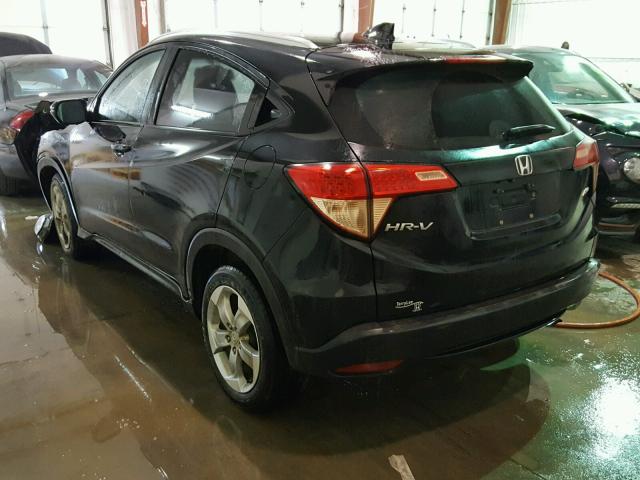 3CZRU6H72GM700393 - 2016 HONDA HR-V EXL BLACK photo 3