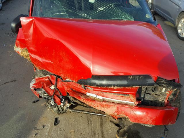 1GNDT13X33K186706 - 2003 CHEVROLET BLAZER RED photo 7