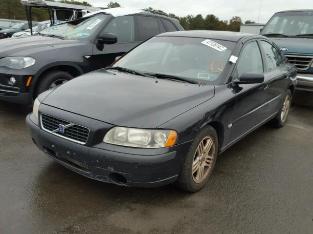 YV1RS592252485038 - 2005 VOLVO S60 2.5T BLACK photo 2