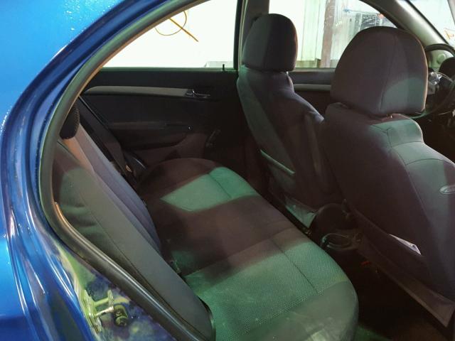 KL1TD5DE0AB119524 - 2010 CHEVROLET AVEO LS BLUE photo 6