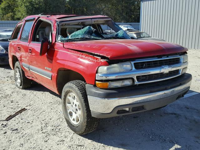 1GNEC13Z52J294559 - 2002 CHEVROLET TAHOE C150 RED photo 1