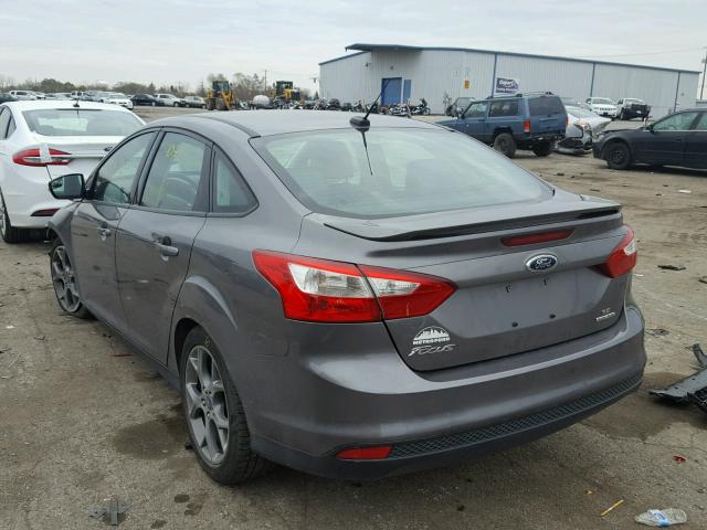 1FADP3F20EL218040 - 2014 FORD FOCUS SE CHARCOAL photo 3