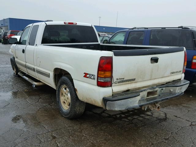 1GCEK19T11E293446 - 2001 CHEVROLET SILVERADO WHITE photo 3