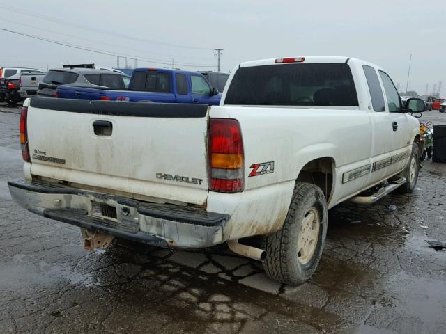 1GCEK19T11E293446 - 2001 CHEVROLET SILVERADO WHITE photo 4