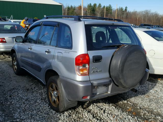 JTEHH20V836072726 - 2003 TOYOTA RAV4 SILVER photo 3