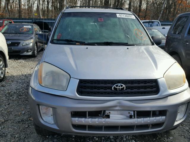 JTEHH20V836072726 - 2003 TOYOTA RAV4 SILVER photo 9