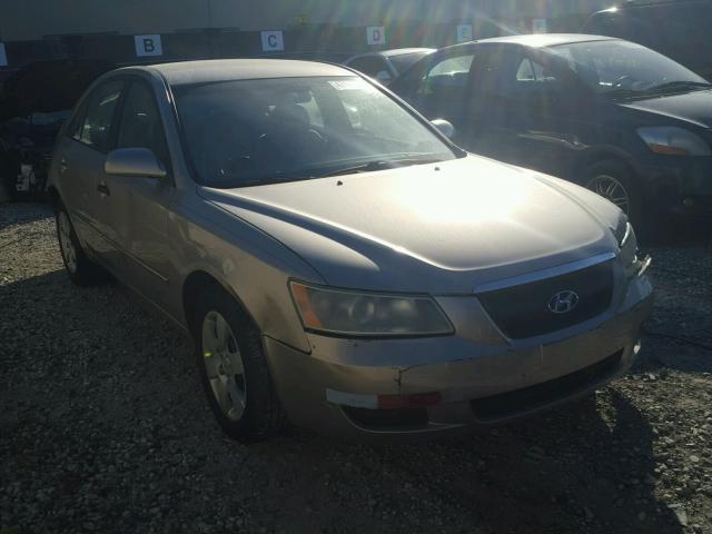 5NPET46C68H360670 - 2008 HYUNDAI SONATA BEIGE photo 1