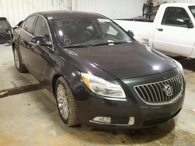 2G4GS5EV7C9192694 - 2012 BUICK REGAL PREM BLACK photo 1