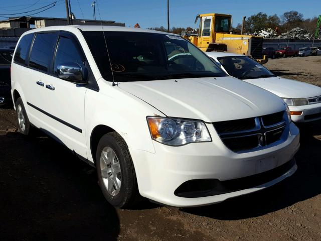 2C4RDGBG2DR566560 - 2013 DODGE GRAND CARA WHITE photo 1