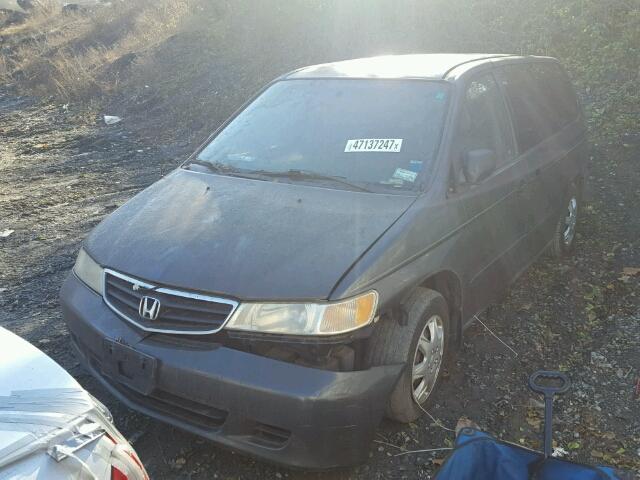 5FNRL18563B108407 - 2003 HONDA ODYSSEY LX GREEN photo 2