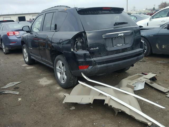 1C4NJDBB2ED841214 - 2014 JEEP COMPASS SP BLACK photo 3