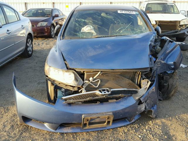 19XFA1F33AE049183 - 2010 HONDA CIVIC VP BLUE photo 9