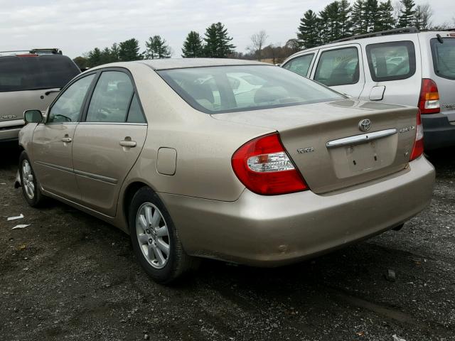 4T1BF30K73U039445 - 2003 TOYOTA CAMRY LE BEIGE photo 3