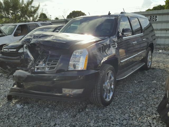 1GYS3HEF6DR219097 - 2013 CADILLAC ESCALADE E BLACK photo 2