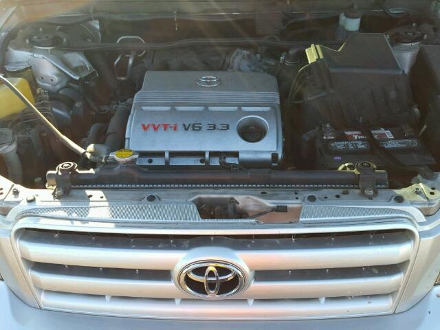 JTEDP21A740005116 - 2004 TOYOTA HIGHLANDER SILVER photo 7