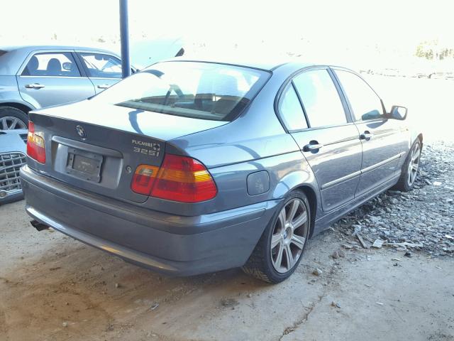 WBAET37412NG84537 - 2002 BMW 325 I GRAY photo 4