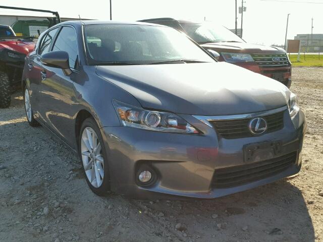 JTHKD5BH2D2135745 - 2013 LEXUS CT 200 GRAY photo 1