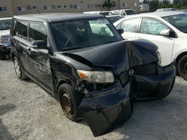 JTLKE50E591075811 - 2009 TOYOTA SCION XB BLACK photo 1