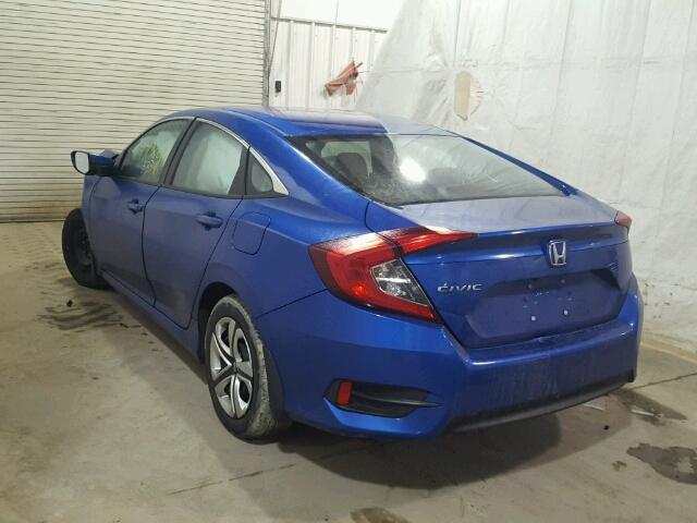 19XFC2F51GE212679 - 2016 HONDA CIVIC LX BLUE photo 3