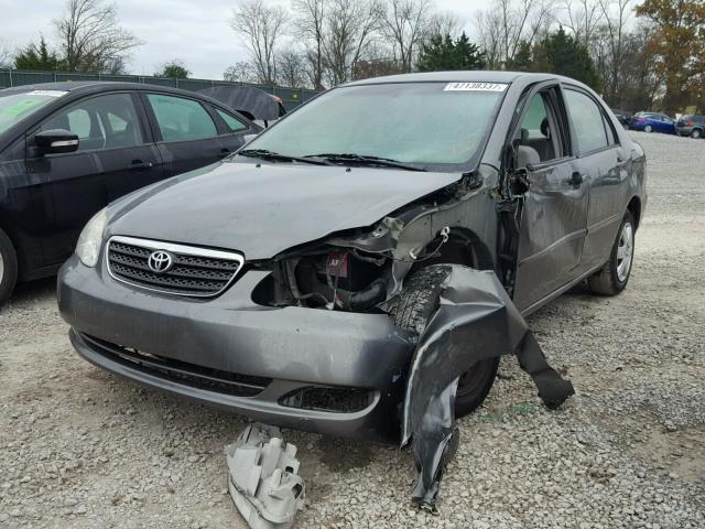 2T1BR32E77C727287 - 2007 TOYOTA COROLLA GRAY photo 2